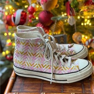 Converse Size 8.5 Women's Chuck 70 Hi High Top Culture Weave